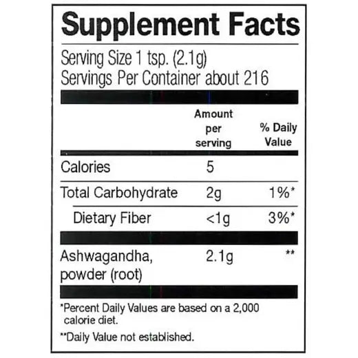 Ashwagandha Root Powder 1 lb.