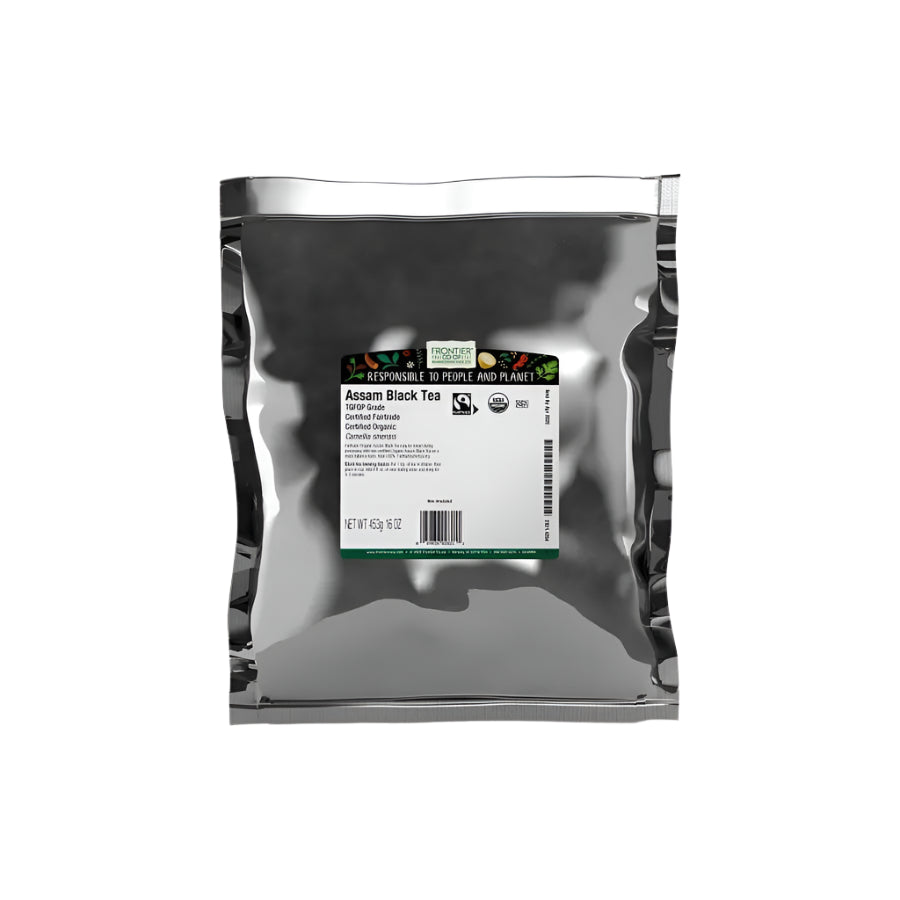 Assam Black Tea (TGFOP Grade), Organic, Fairtrade Certified 1 lb