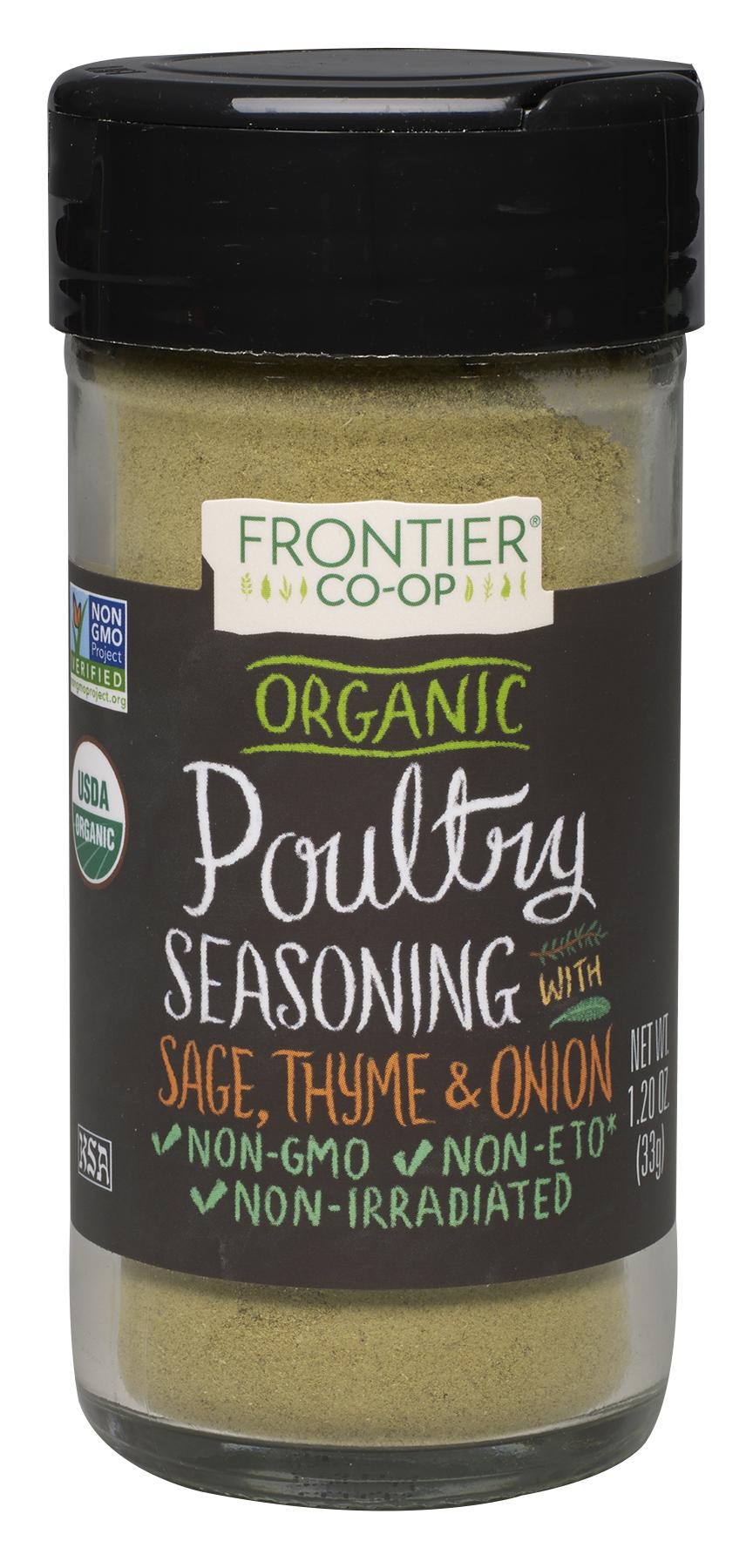 Frontier Co-op Organic Poultry Seasoning 1.20 oz.