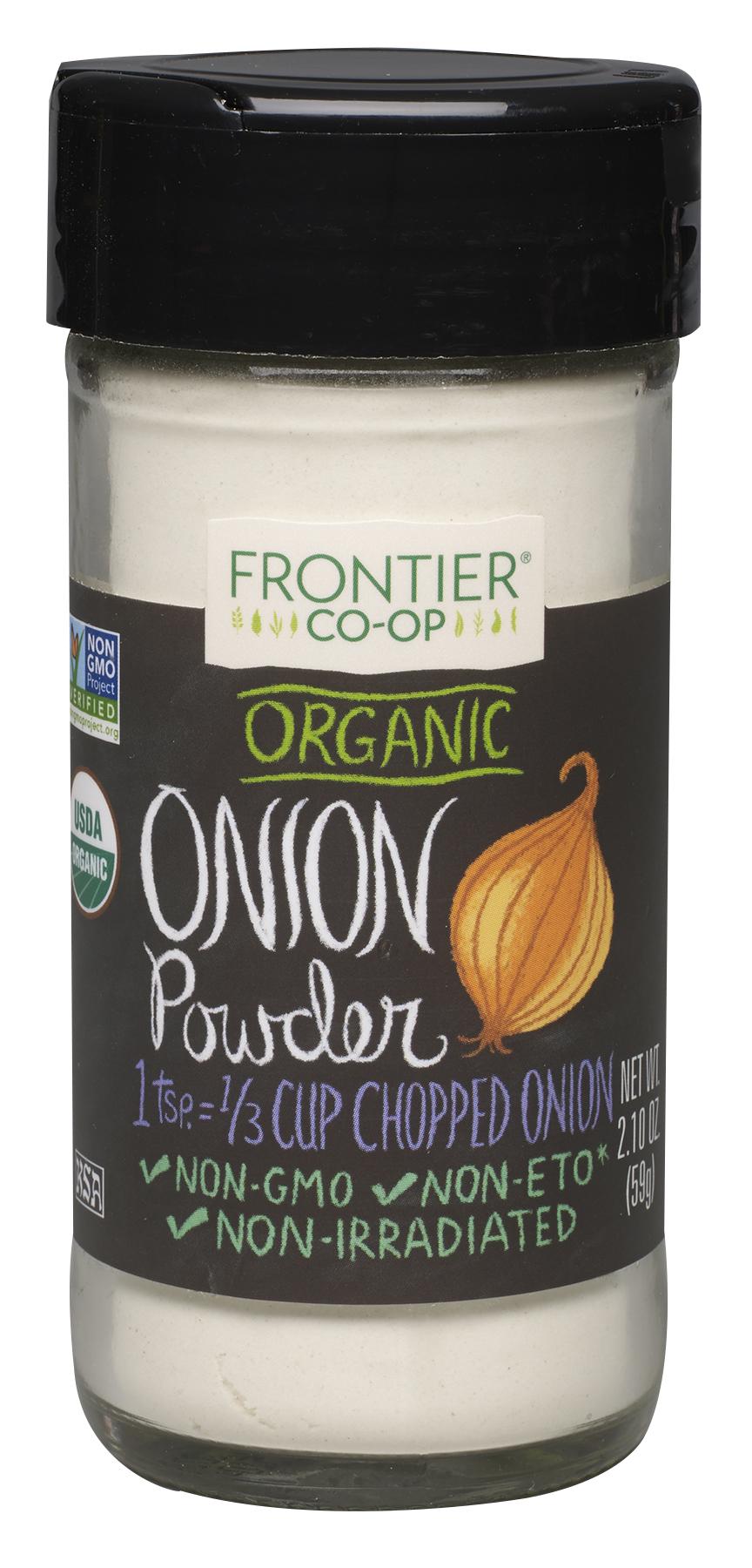 Frontier Co-op Onion Powder, White, Organic 2.10 oz.