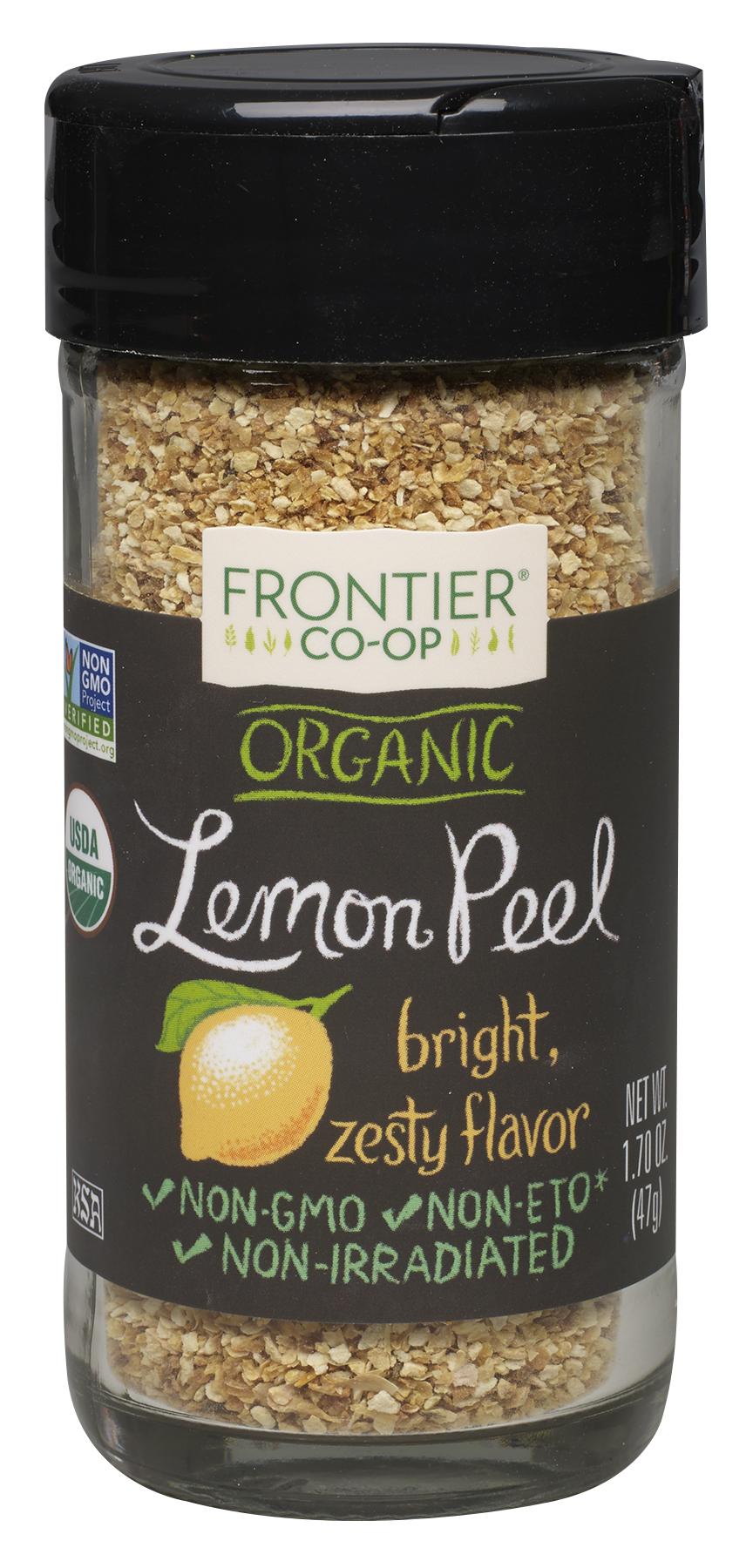 Frontier Co-op Organic Lemon Peel Granules 1.70 oz.