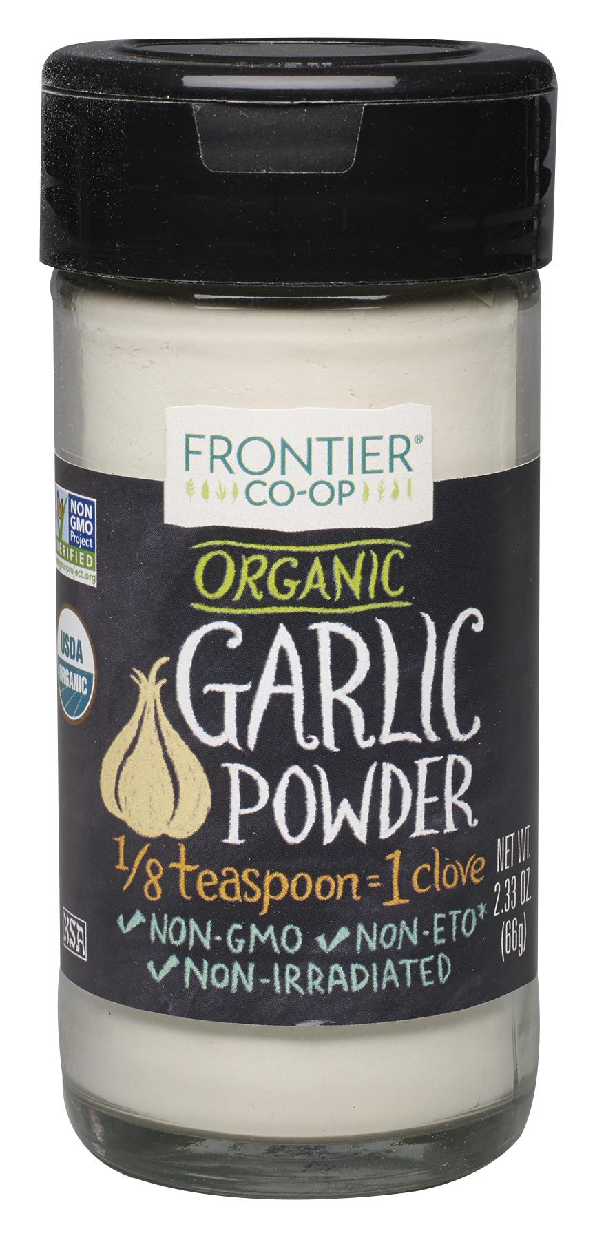 Frontier Co-op Garlic Powder, Organic 2.33 oz.